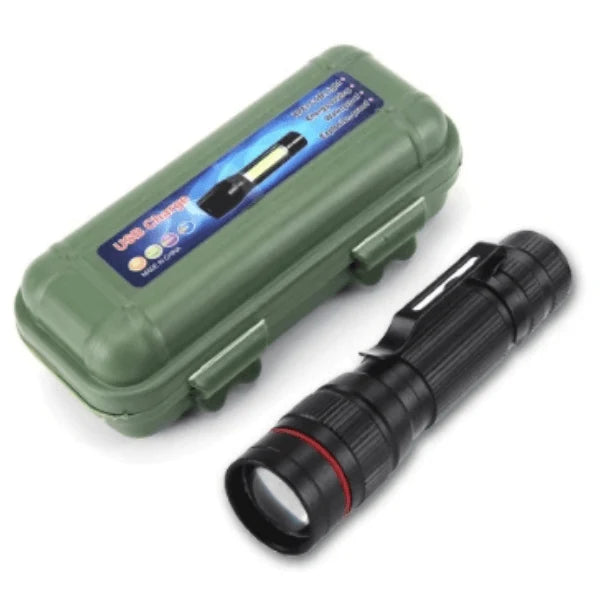 Mini Waterproof USB Rechargeable LED Pen Torch