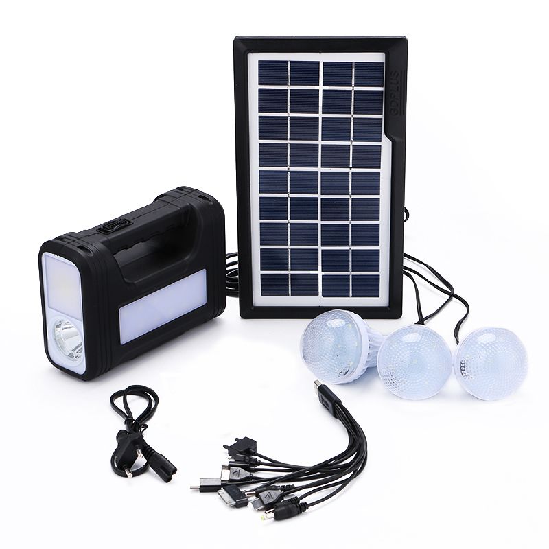 GDlite Solar Light Kit – 3 Hanging Bulbs for Load Shedding