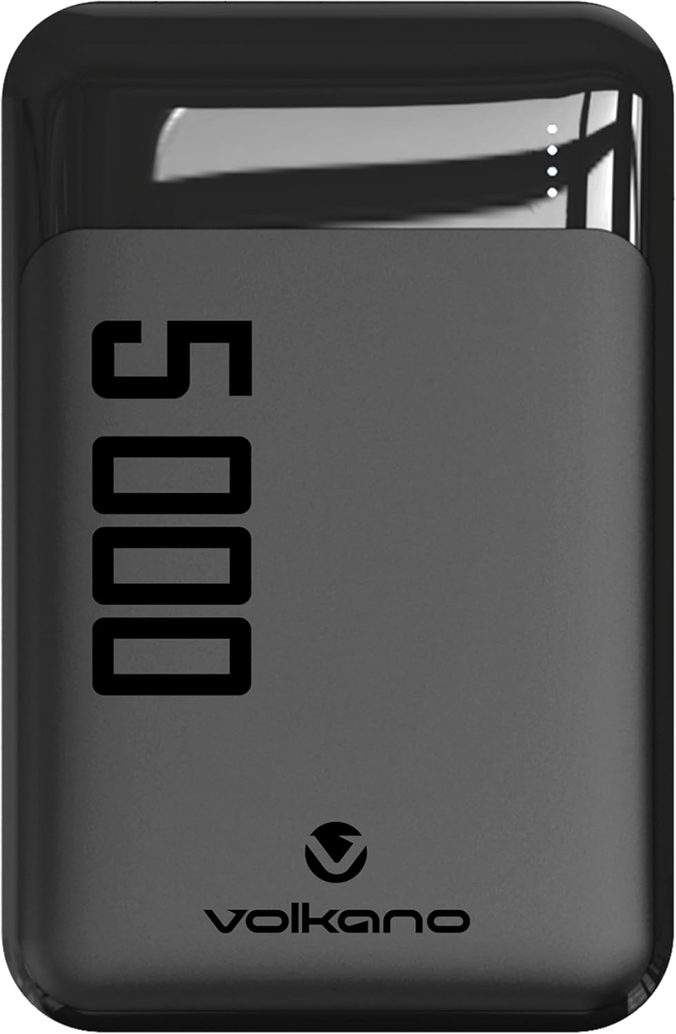 Volkano Punch Series 5000mAh Power Bank – Black | Compact & Lightweight