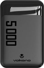 Volkano Punch Series 5000mAh Power Bank – Black | Compact & Lightweight