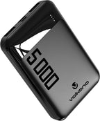 Volkano Punch Series 5000mAh Power Bank – Black | Compact & Lightweight