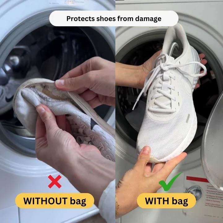 Shoe Washing Bag – Machine Washable Mesh Laundry Bag for Sneakers