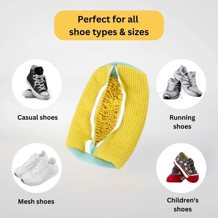 Shoe Washing Bag – Machine Washable Mesh Laundry Bag for Sneakers