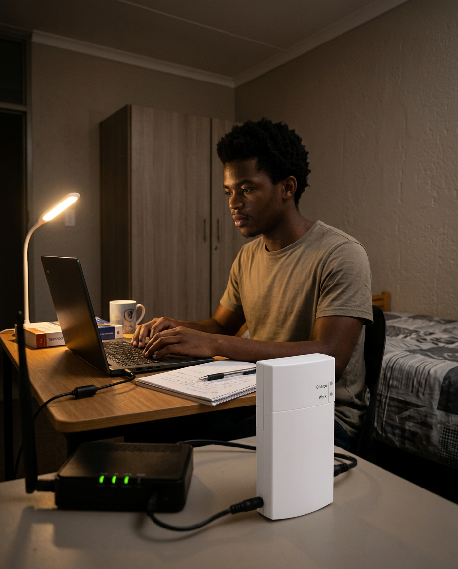 13200mAh Mini DC UPS for 12V Routers, WiFi & CCTV Cameras