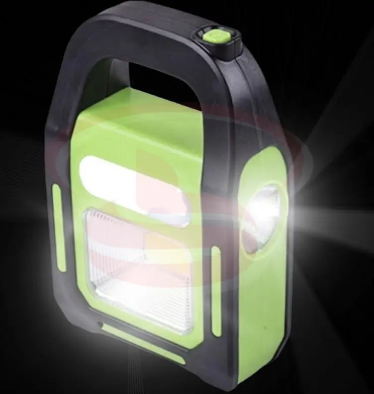 Dual Light Solar & Electric Rechargeable Emergency Light