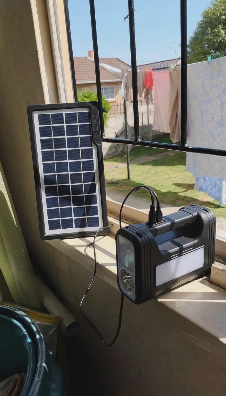 GDlite Solar Light Kit – 3 Hanging Bulbs for Load Shedding