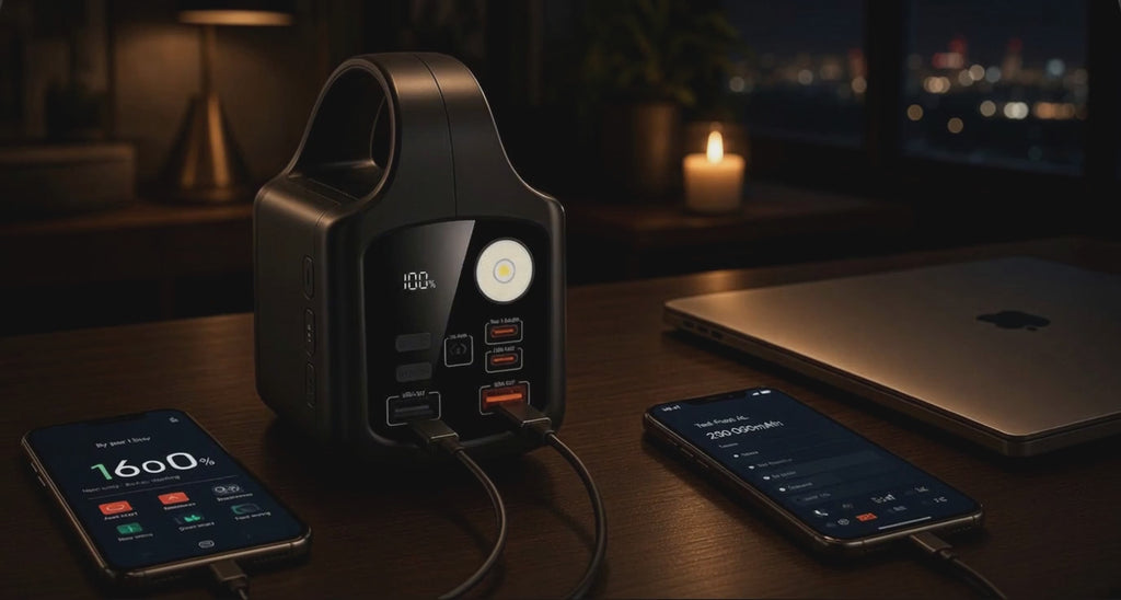 Border Large Capacity 160000mAh Power Bank: Multiple devices at once phone, Ipad,tablet even smart watch