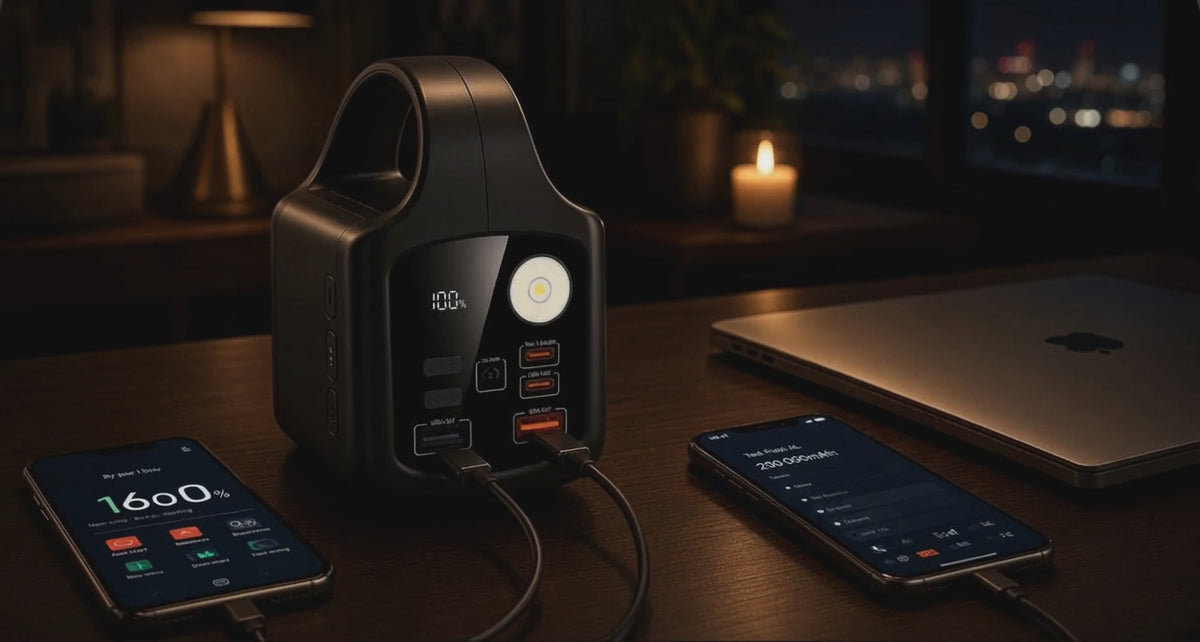 Border Large Capacity 160000mAh Power Bank: Multiple devices at once phone, Ipad,tablet even smart watch