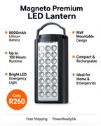 Magneto Premium Lithium-Ion LED Lantern – Emergency Light